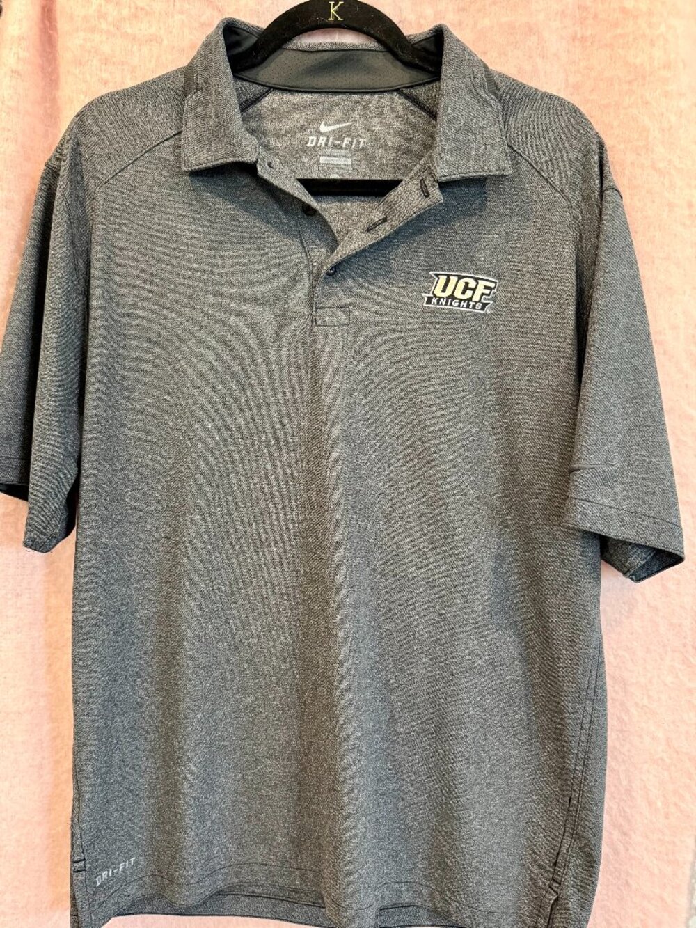 UCF Knights Nike Dri-FIT polo, grey, size Large